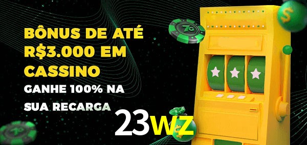 23wz melhor bônus de depósito